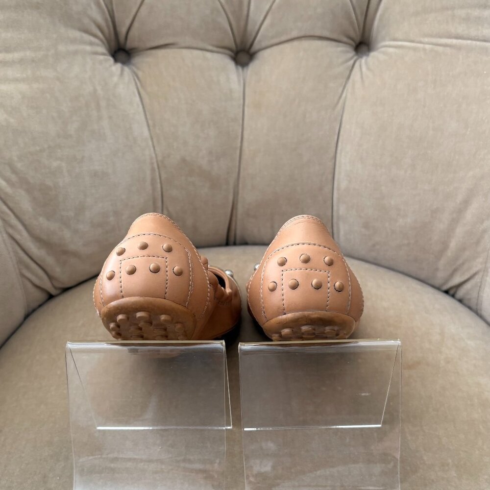 Auth. TOD'S Italy Genuine Leather & Patent Gommino Ballet Scrunch Driving Shoes - Picture 5 of 7
